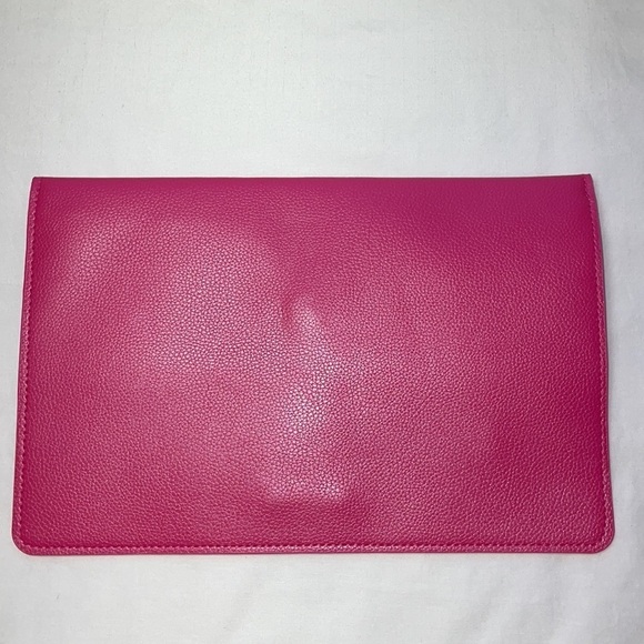 New Juicy Couture Pink with Gold Embellishments Clutch Handbag - Picture 5 of 12